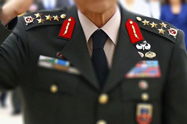 The posts of 205 generals and admirals in the Turkish Armed Forces have been changed.