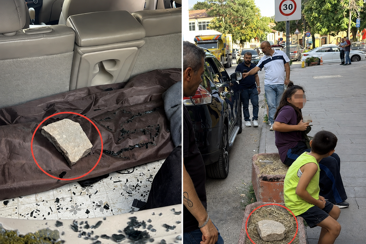 Trafikte yol verme kavgası dehşete düşürdü: Camı taşla kırıp ailesinin gözü önünde darbettiler