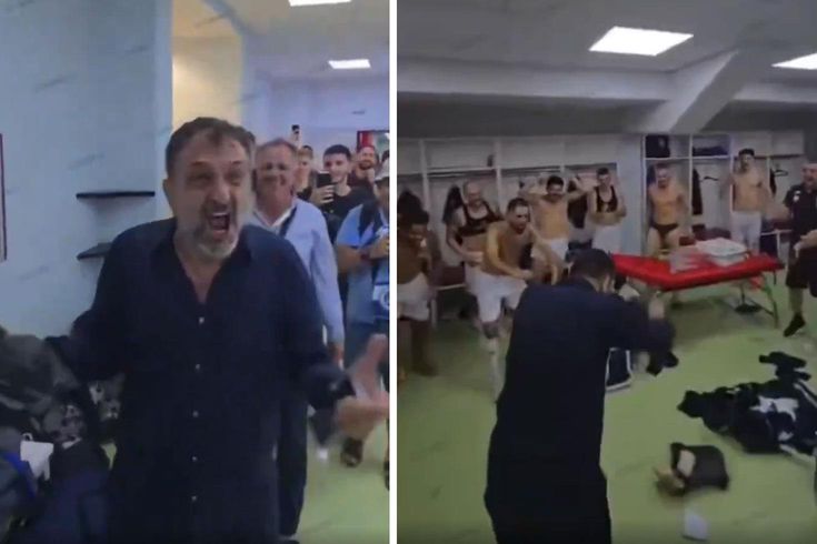 Kulüp başkanı çıldırdı! Para dolu çantayı futbolcuların önüne saçtı