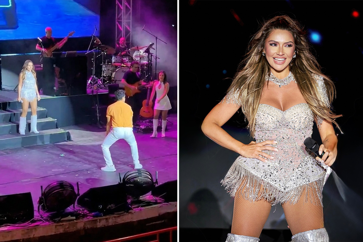 Hadise called him to the stage saying, 'Kıvır be'! What followed was chaos.
