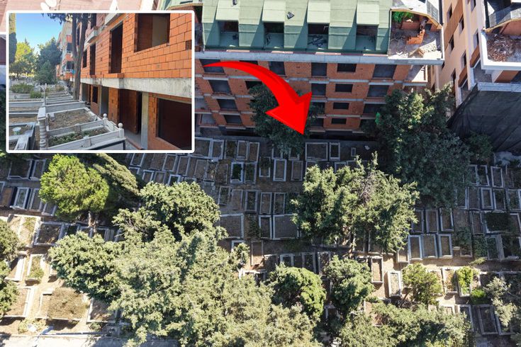İstanbul'da mezarlık manzaralı sıfır daireler! Orada oturmak için yürek lazım