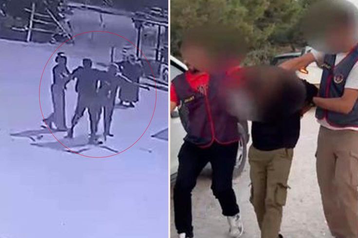 Babasının gözleri önünde silahla kaçırdı! Eski sevgili dehşeti kameralara yansıdı