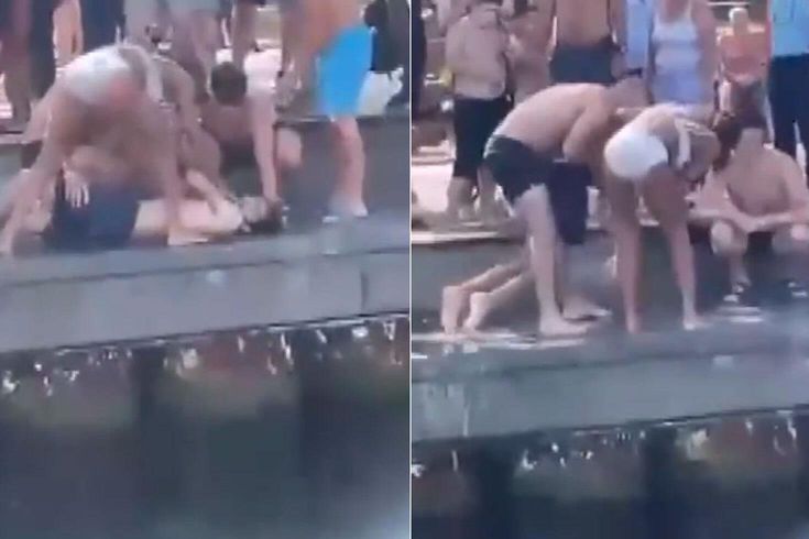 Bebek Sahili'nde boğulma tehlikesi geçiren kadını çevredekiler kurtardı
