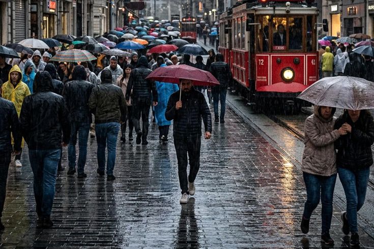 Tarih verildi! İstanbul'a gök gürültülü yağış geliyor