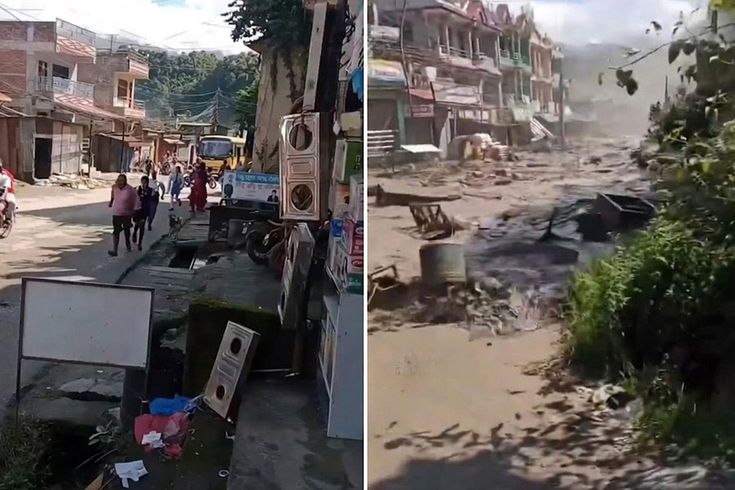 New footage of the disaster in Nepal has emerged.