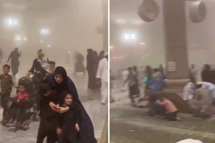 عاصفة رملية تضرب السعودية