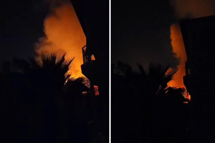 The best image describing the fire in Fethiye: It rose very high, very high.