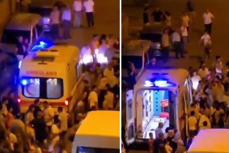 A woman was seriously injured in an armed attack on the street.