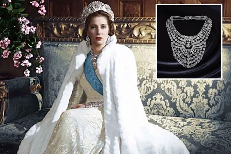A diamond necklace belonging to the Egyptian Queen was stolen in Vienna.