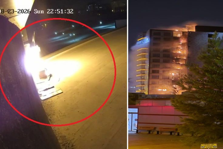 13 katlı plaza küle döndü! Nargile kömürü neden olmuş