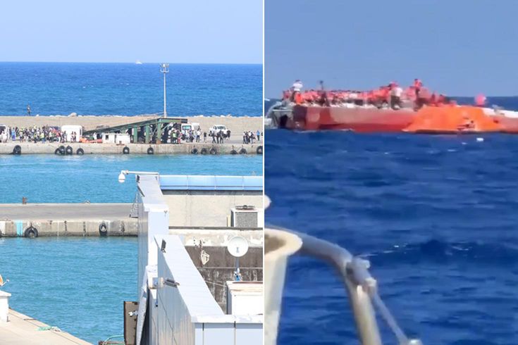 KKTC'nin Girne açıklarında 267 kişiyi taşıyan yolcu gemisi battı