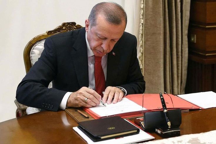 Appointments made by President Erdogan published in the Official Gazette