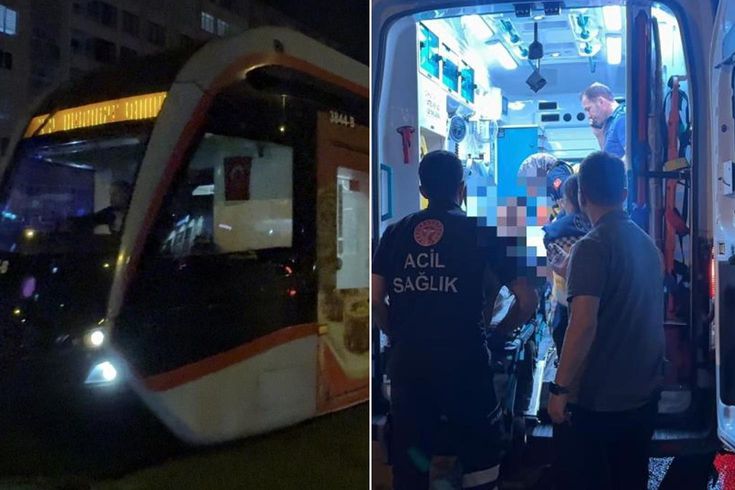 Kayseri'de hareketli gece! Tabancayla yaralanan şahıs tramvaya bindi