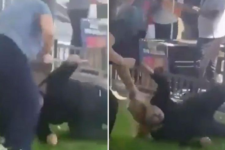 Horror in the middle of the street: Two women brutally beat a woman