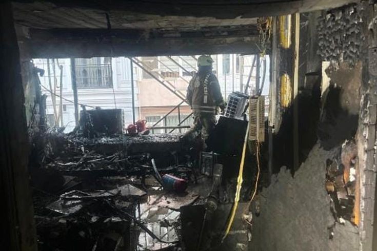 Fire at a hotel in Bakirkoy: 12 injured