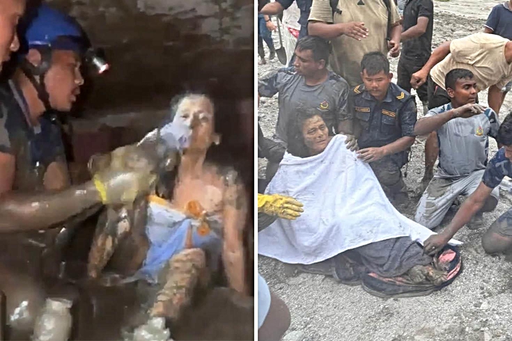 Nepal felaketinin 10'uncu gününde inanılmaz kurtuluş! Öldü denilen kadın sağ çıktı