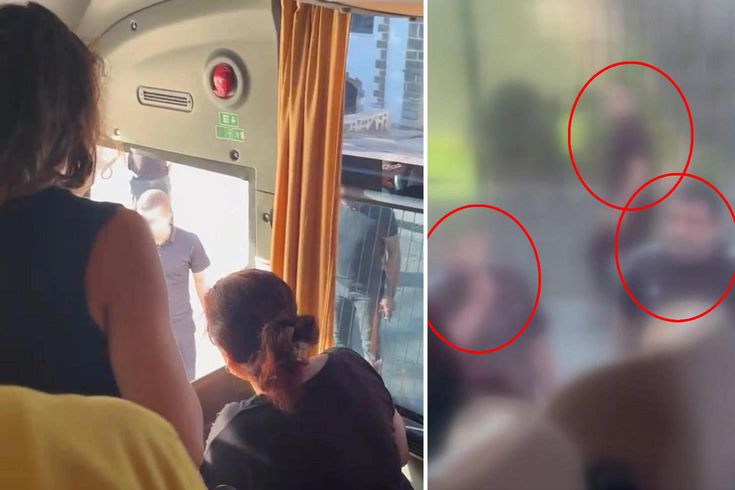 Diyarbakır'da korku dolu anlar! Sağlık personelini taşıyan otobüsün önünü kesip camları yumrukladılar