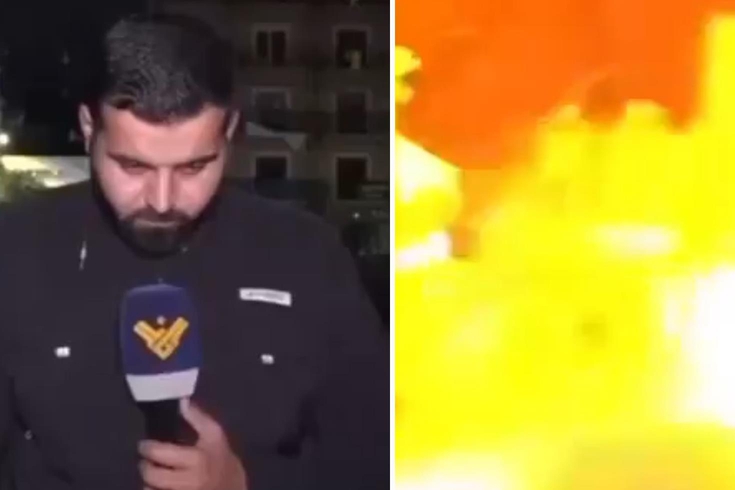 Lübnan'da gazeteciler füze saldırısından kıl payı kurtuldu
