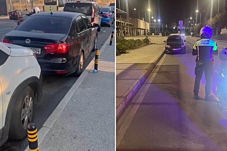 Geçemeyince hepsini kayda alıp polise gitti! Engelli vatandaşın ihbarı 55 araca ceza yağdırdı