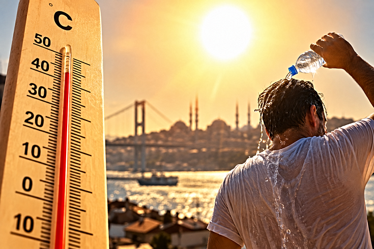 Ağustos ayında en yüksek sıcaklık 46,7 derece ile Cizre’de ölçüldü