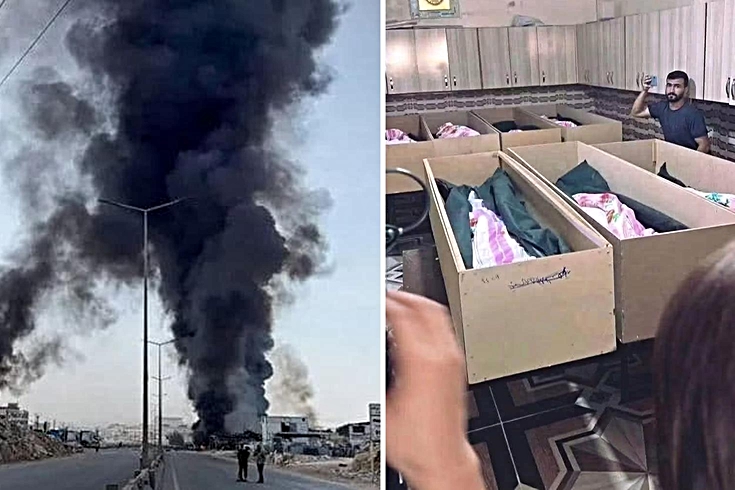 Ayn el-Arab Cezaevi’nde yangın: 7 ölü, onlarca yaralı