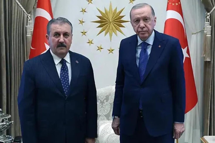 Cumhurbaşkanı Erdoğan ile Mustafa Destici arasında sürpriz görüşme