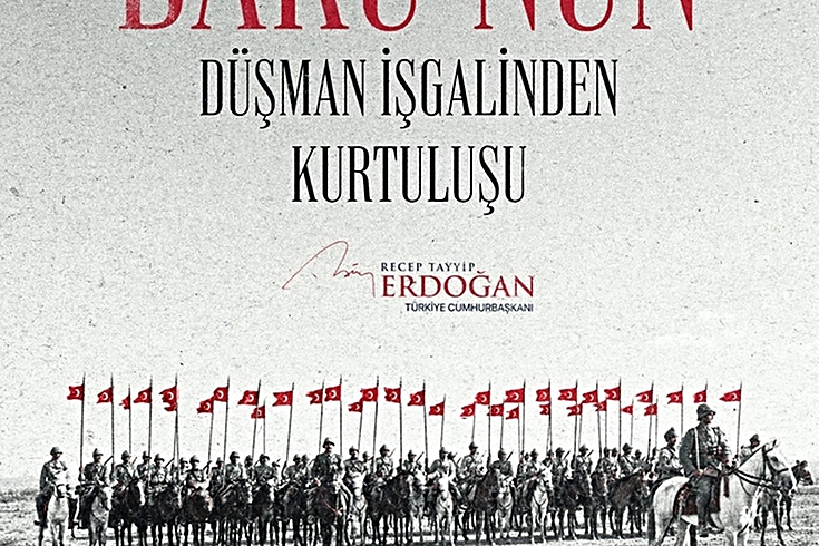 Cumhurbaşkanı Erdoğan: Bakü'nün kurtuluş yıl dönümünü tebrik ediyorum