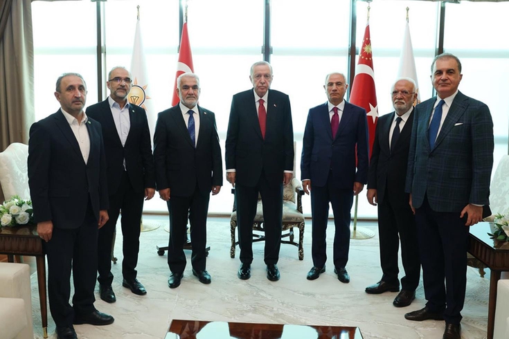 Cumhurbaşkanı Erdoğan, HÜDAPAR lideri Yapıcıoğlu'nu kabul etti