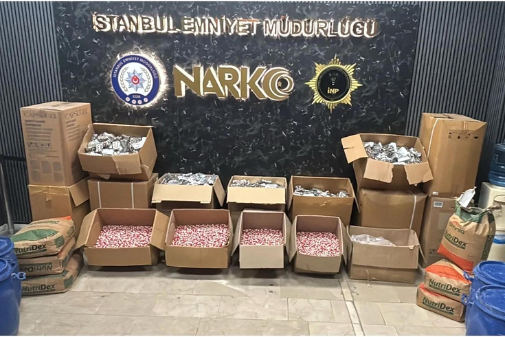 İstanbul'da 486 kilogram uyuşturucu ele geçirildi