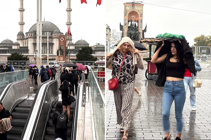 İstanbul'da yağış başladı