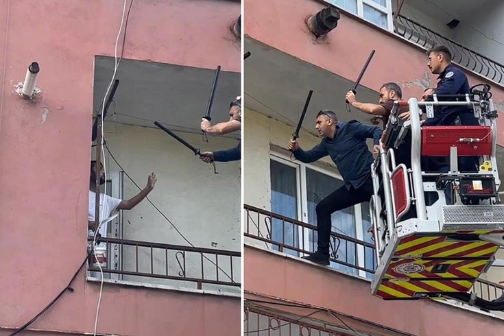 Polise bıçak çekip direndi! Nedeni de olay kadar enteresan