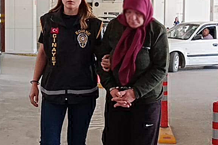 Edirne'de 86 yaşındaki adamın ölümünde cinayet şüphesi! Telefonunu kapatan eşi Yunanistan sınırında yakalandı