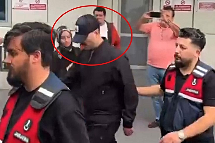 Şapka da kurtarmadı! Yağız Sabuncuoğlu'nun Adli Tıp'a sevk edildiği görüntüler