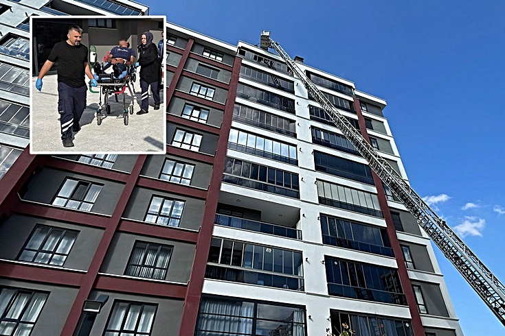 İntihar için çatıya çıktı, polis ikna etmeye çalışırken sızdı kaldı