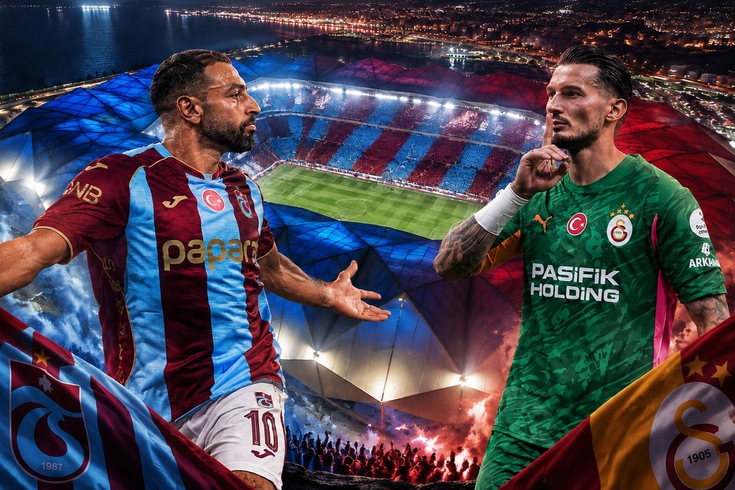 Trabzonspor-Galatasaray derbisinin ilk 11'leri belli oldu