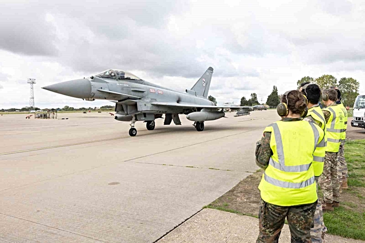 Eurofighter Typhoon için İngiltere'de kritik temas! Türk heyeti Coningsby Hava Üssü'nde inceleme yaptı