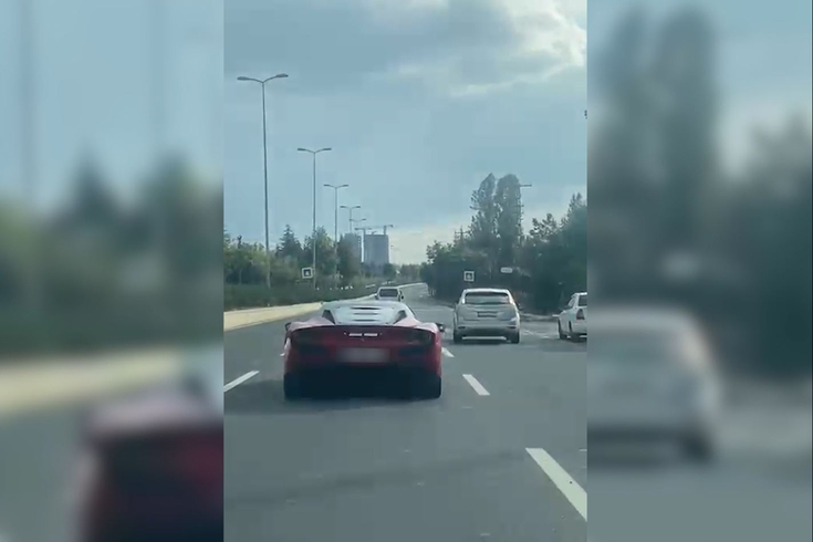 Ankara'da makas atan lüks otomobilin sürücüsüne 90 bin lira ceza! Ehliyetine el konuldu, araç trafikten men edildi