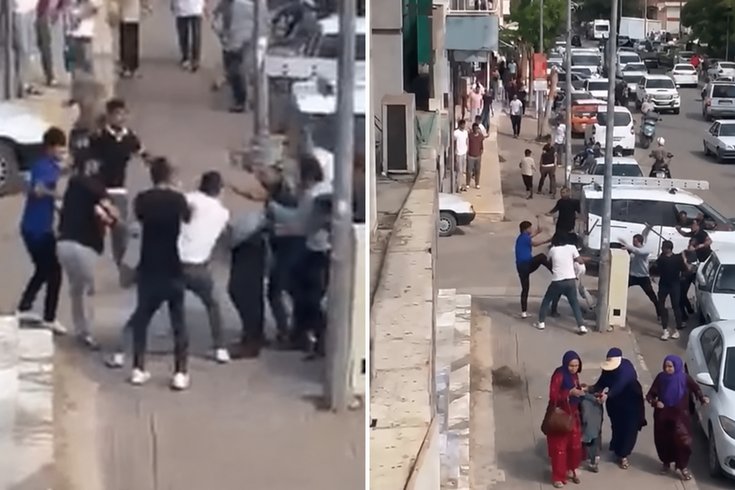 Şanlıurfa'da sokak ortasında taşlı sopalı kavga: 9 kişi yaralandı