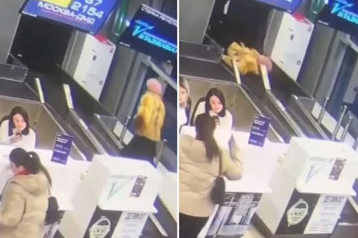 Havalimanında akılalmaz olay: Bagaj bandını yürüyen yol sanınca olanlar oldu