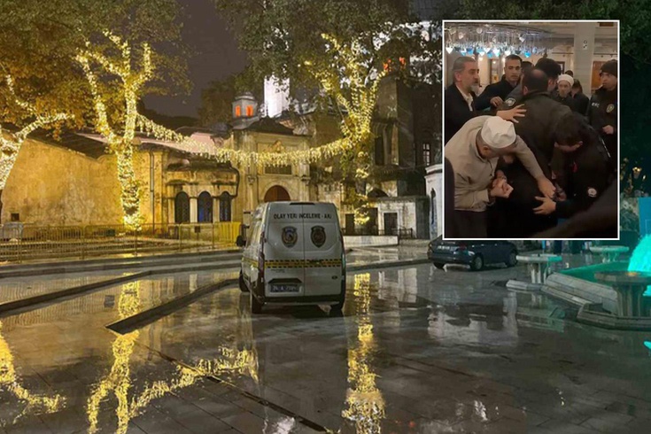 Eyüpsultan Camii'nde silah sesleri! 2 kişi gözaltında