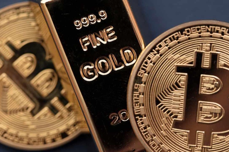 Altındaki sert düşüş Bitcoin'e uyarı mı?