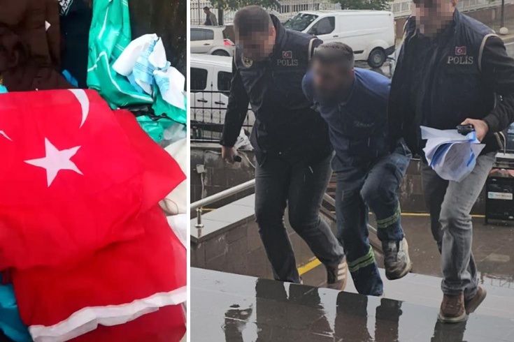 Bayrak provokasyonunda şok gerçek! Vatan hainleri diyerek paylaştı, meğer tık uğruna yapmış