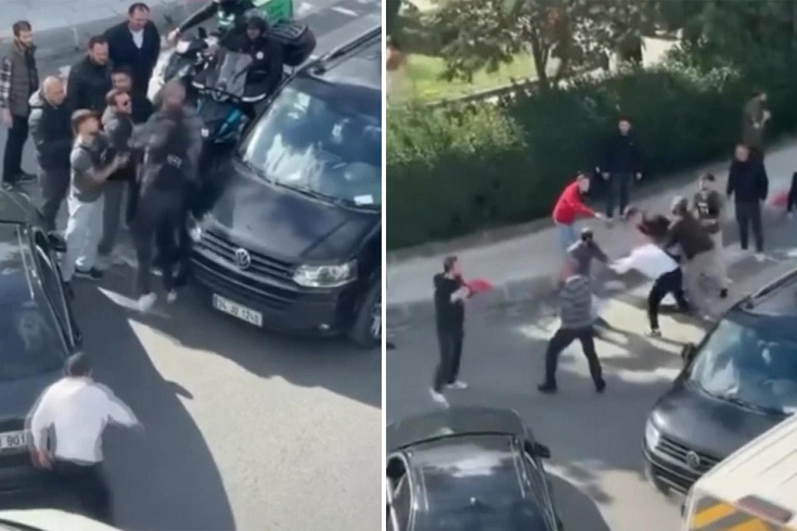 Bayrampaşa'da yol verme kavgası! Kafa atınca ortalık karıştı