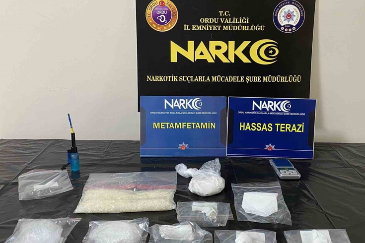 Ordu'da uyuşturucu operasyonunda şüpheli tutuklandı