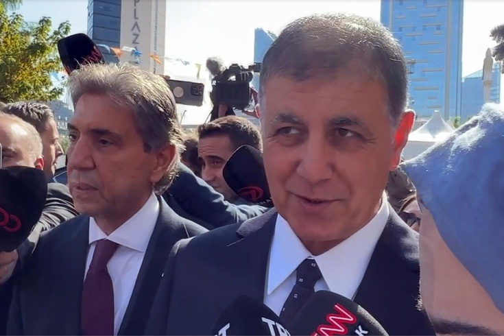 İzmir Büyükşehir Belediye Başkanı Cemil Tugay, AK Parti Genel Merkezi'nde