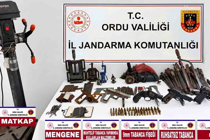 Ordu'da silah imalathanesine operasyon