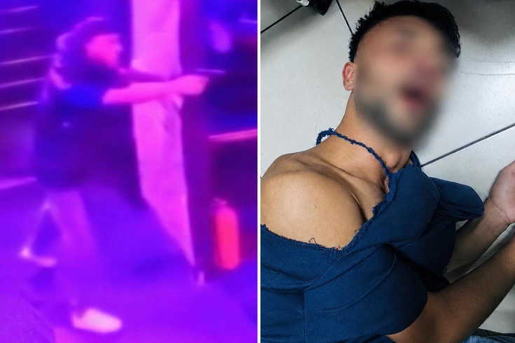 Eğlence mekanındaki silahlı kavga kamerada