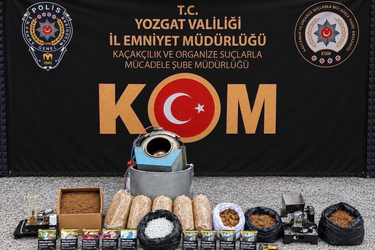 Yozgat'ta kaçak tütün operasyonu