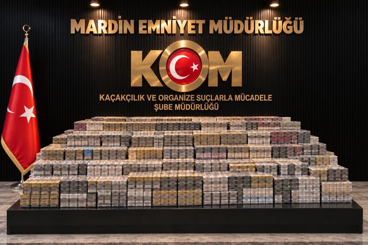 Midyat'ta Kaçak Sigara Operasyonu