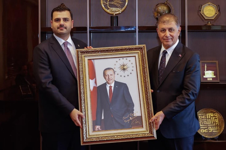 AK Parti Genel Sekreteri İnan’dan Cemil Tugay’a ziyaret: Şimdi birlikte çok çalışma vakti